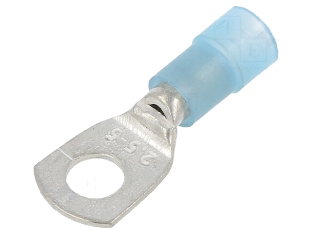 Uiteinde: buis; M5; Ø: 5,2mm; 1,5÷2,5mm2; klemmen; voor draad; blauw Uiteinde: buis; M5; Ø: 5,2mm; 1,5÷2,5mm2; klemmen; voor draad; blauw
